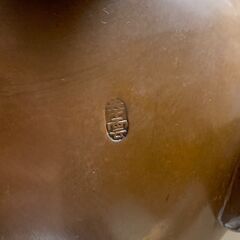 【美品(詳細有)】香炉(幸雲) 香炉台(透かし彫り/猫足) 木製 花台 高卓 中国 キリン(中国)のモチーフ付 お香 1セット 置物 インテリアの画像