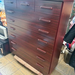 配達可能　収納タンス　良品　幅120高さ135の画像