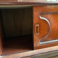 昭和レトロ　キャビネット　茶箪笥の画像