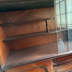 昭和レトロ　キャビネット　茶箪笥の画像