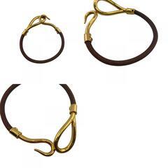 エルメス HERMES ブレスレット ジャンボH ブラウンの画像