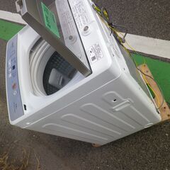 AQUA｜アクア  2022年　5K洗濯機 ホワイト AQW-S5M-W [洗濯5.0kg /上開き]の画像