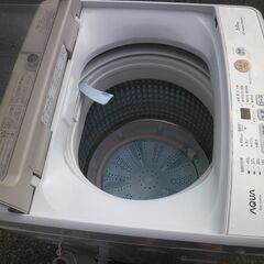 AQUA｜アクア  2022年　5K洗濯機 ホワイト AQW-S5M-W [洗濯5.0kg /上開き]の画像