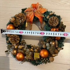 クリスマス　リース　30cm　の画像