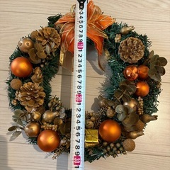 クリスマス　リース　30cm　の画像