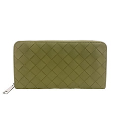 ボッテガヴェネタ BOTTEGAVENETA 長財布 マキシイントレチャート ラウンドファスナー ベージュの画像