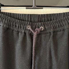 GU黒スウェットパンツの画像
