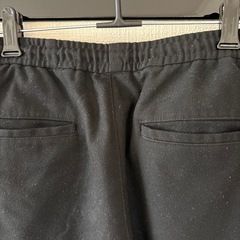 GU黒スウェットパンツの画像