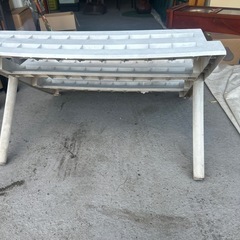 フラワースタンド　３段　花台　 　 高さ45センチ　３段　幅72センチの画像