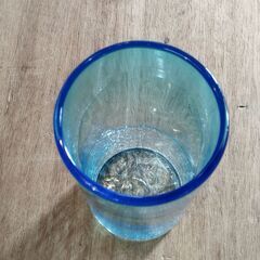 花瓶 ブルー フラワーベース 花入れ 花生け /HJ-0556 2Fの画像