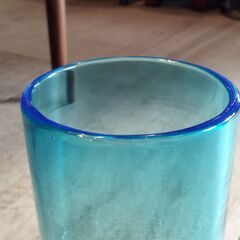 花瓶 ブルー フラワーベース 花入れ 花生け /HJ-0556 2Fの画像