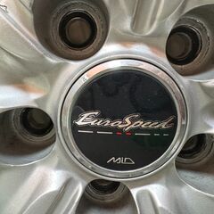 ブリヂストン アイス パートナー2 195/65R15 Euro Speedホイール4本セット(2020製/中古)の画像