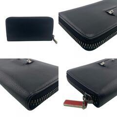 クリスチャンルブタン Christian Louboutin 長財布 ラウンドファスナー ブラックの画像