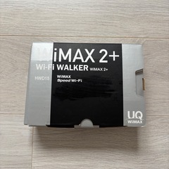 	【未使用】UQ WiMAX Wi-Fi WALKER HWD15（WiMAX 2+ ルーター）の画像