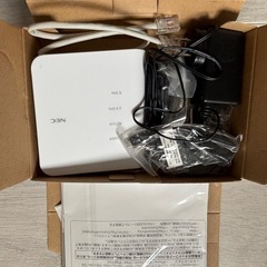 	【未使用】UQ WiMAX Wi-Fi WALKER HWD15（WiMAX 2+ ルーター）の画像