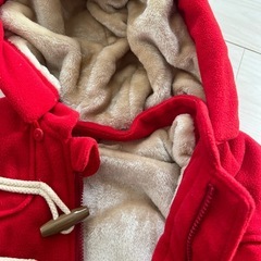 ベビーアウター　ダッフルコート　くま耳　90の画像