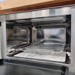 【愛品倶楽部柏店】アイリスオーヤマ 2019年製 スチームオーブンレンジ MO-F1806 フラット庫内 ヘルツフリーの画像