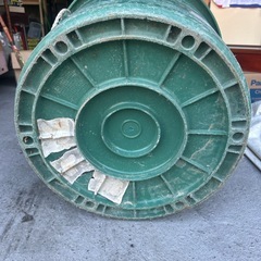 ネリ樽 75 グリーン 土木作業 左官用品 工事 大工用品 園芸 農業 モルタル 左官バケツ 道具 バケツ リス興業 開口部外寸法：φ560 高さ：470mmの画像