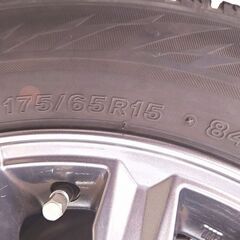 175/65R15 ブリザックVRX2スタッドレス ブリヂストン4本アルミセットの画像