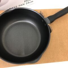 MEYER マイヤー マルチ ディープパン 24cm ガス対応 IH対応 3.5L フッ素樹脂加工 アルミニウム合金の画像