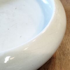 水盤 花生け 花入れ 花器 陶器 白 /HJ-0558 2Fの画像