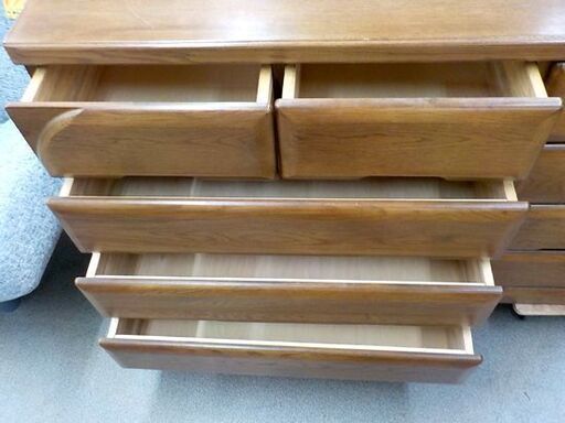 ローチェスト 幅127×奥行44×高さ83.1㎝ 衣類収納 箪笥 たんす 整理