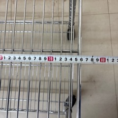 決定))スチール棚2段/横幅76cmの画像