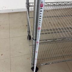 決定))スチール棚2段/横幅76cmの画像