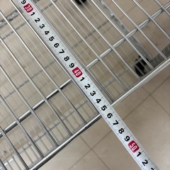 決定))スチール棚2段/横幅76cmの画像