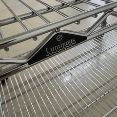 決定))スチール棚2段/横幅76cmの画像