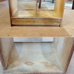 木製 本立て ブックスタンド 引き出し付き 卓上本棚 レトロ /HJ-0559 2Fの画像