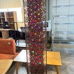 花柄パーテーション　ビーズフラワーパーテーション　鉄製　　　の画像