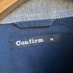 A2511-222 Confirm 長袖シャツ Mサイズ クレイジーパターン 汚れ毛玉有り  の画像