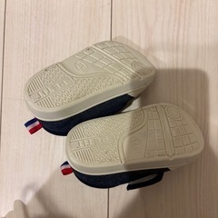 新品 14cm 男の子　はたらくくるま 働く車　ベビー 赤ちゃん 靴  の画像