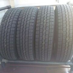 美品【ダイハツ軽用アトレーRS】スタットレスタイヤ+純正アルミホイールセット　4本　　未使用　の画像