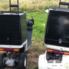 ジャイロキャノピーTA03部品取り2台　とカゴ3個の画像