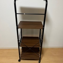 レンジ、炊飯器台　ニトリ　中古品の画像