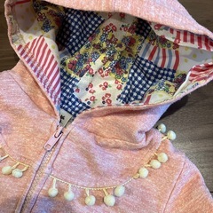 110〜120サイズ パーカー の画像