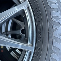 スタッドレス！　195/65-15 8〜9分山！アルミ付き😍の画像