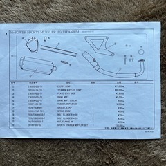 ＡＦ74ホンダ　ダンクマフラーの画像