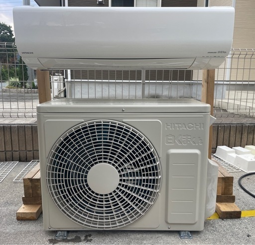 お取引き終了！　　　　　　　　　　　　　　 HITACHI白くまくんエアコン2021年製6畳用