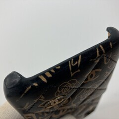 CHANEL ラムスキン iPhone X / XS スマホケース グラフィティ ココマーク 正規品の画像