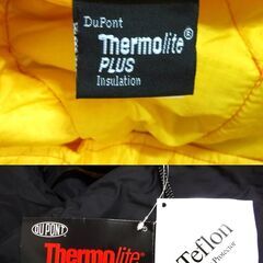 M0074 サッポロビール キャンペーン品 「Love Beer?」 DU PONT デュポン リバーシブルジャケット 2枚セット サーモライトプラス 黒/黄 未使用タグ付き品の画像