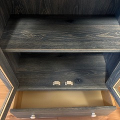 アンティーク風棚ブルーの画像