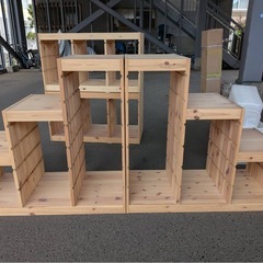 【美品】IKEA TROFAST トロファスト パイン材 収納棚 ボックス付き の画像