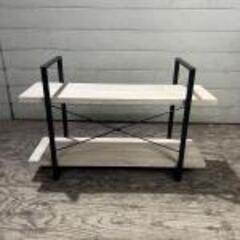 2段シェルフ ベガコーポレーション 収納棚 木目調 25k菊NSの画像