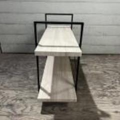 2段シェルフ ベガコーポレーション 収納棚 木目調 25k菊NSの画像