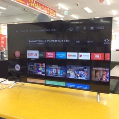【androidTV搭載】液晶テレビ TCL 43BP61 2022年製 43インチ スマートテレビ　4K対応の画像