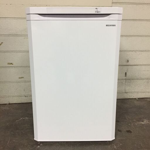 12/2 終 IRIS OHYAMA/アイリスオーヤマ ノンフロン冷凍庫 IUSD-9B-W 85L 2021年製 動作確認済 25k菊TK