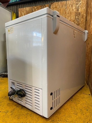 a(7697) ホワイトベアー 冷凍ストッカー NWBST250-G 250L W995D607H857 鍵無し ガラスドア欠品 直接